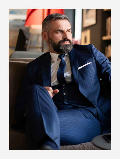 Navy Blue Tuxedo