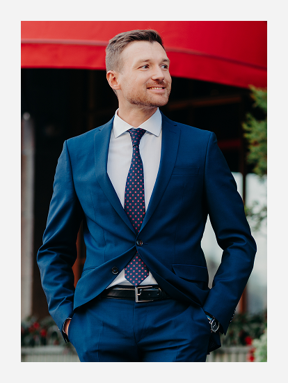 Black Tuxedo with Boutonniere