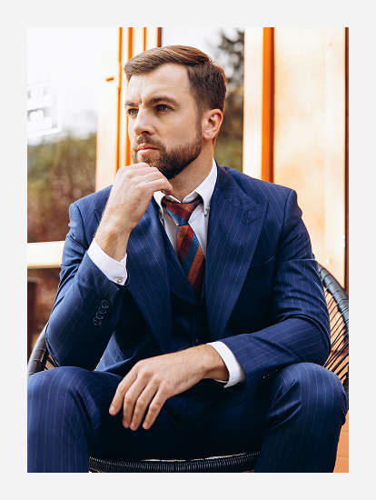 Navy Blue Tuxedo