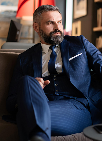 Black Tuxedo with Boutonniere