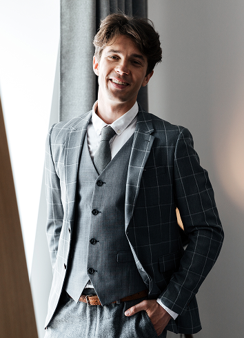 Navy Blue Tuxedo